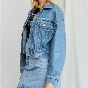 Vintage 80’s Guess Cropped Denim Jacket